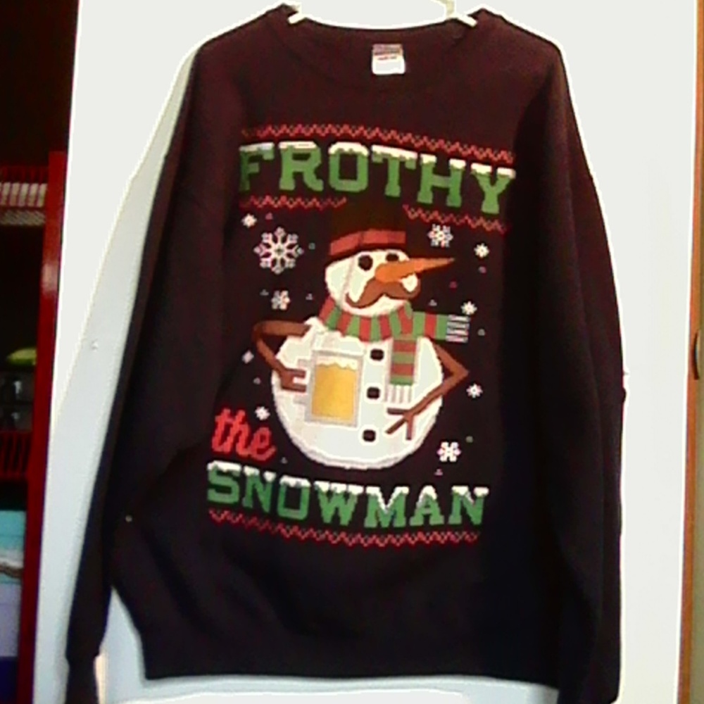 JerZees Ugly Christmas SweatShirt XL